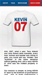 Mobile Screenshot of kevin07shirts.com