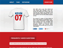 Tablet Screenshot of kevin07shirts.com